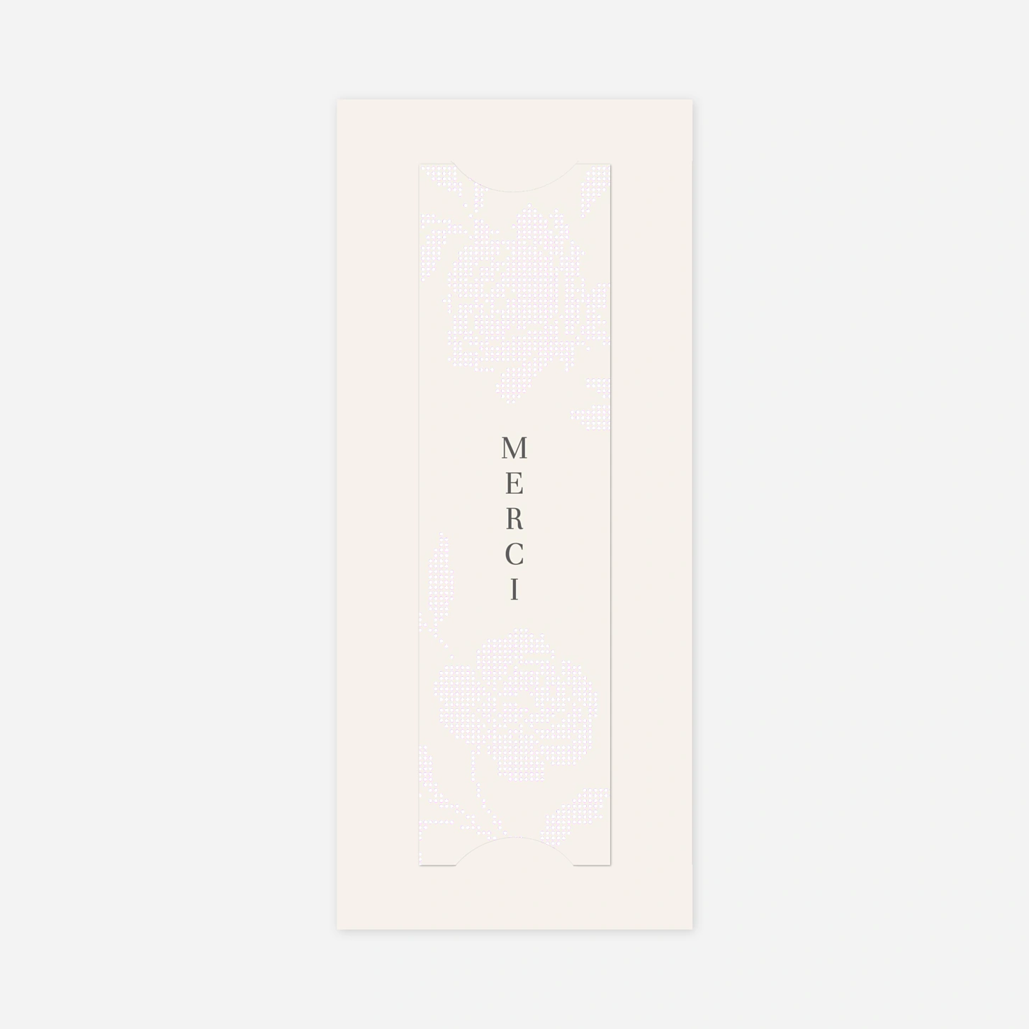 Carte de remerciements Délicatesse florale