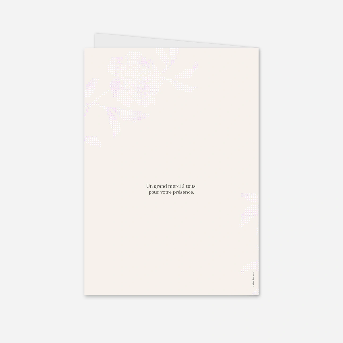 Livret de messe mariage Délicatesse florale