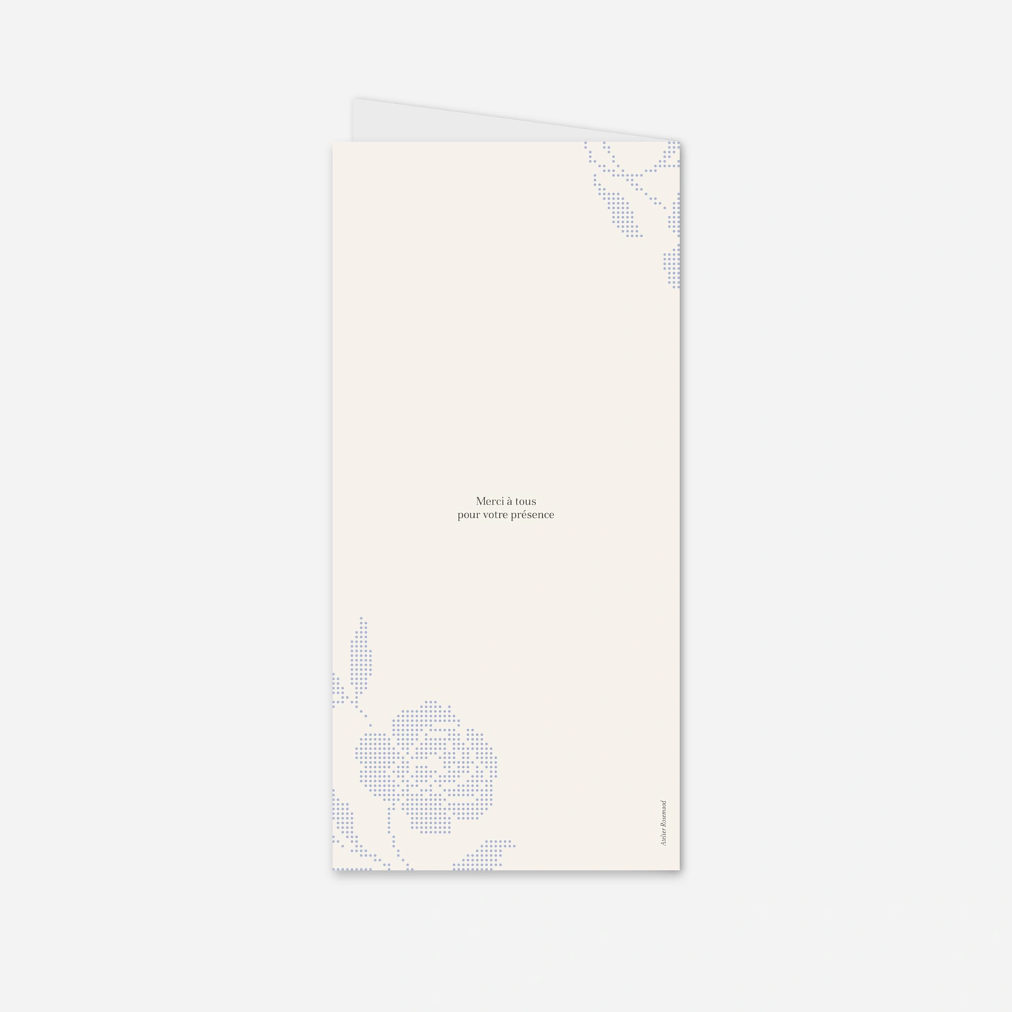 Menu mariage Délicatesse florale