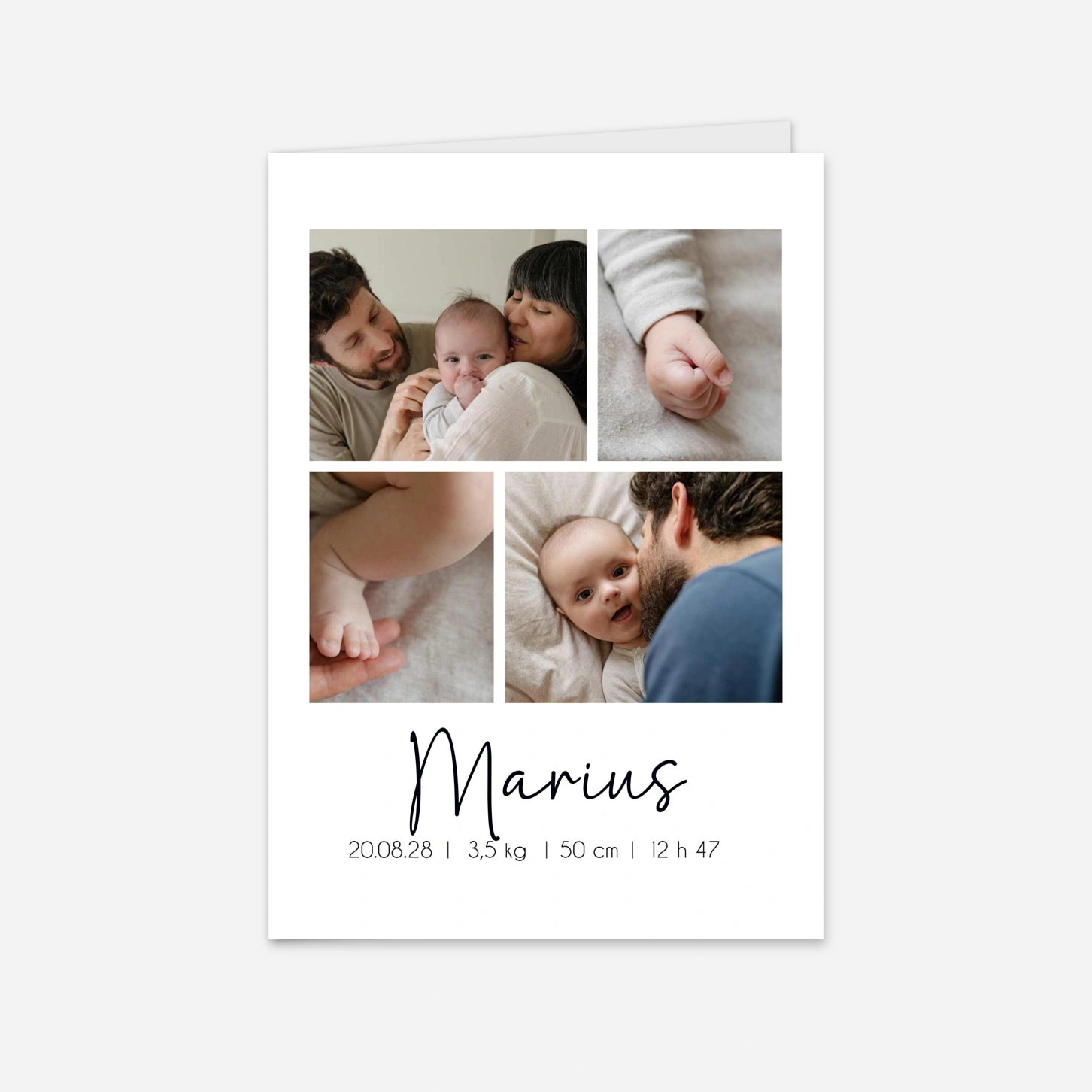 Faire-part naissance Petit miracle