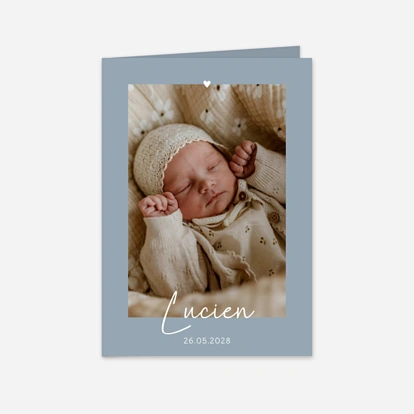 Faire-part naissance Douce Bénédiction