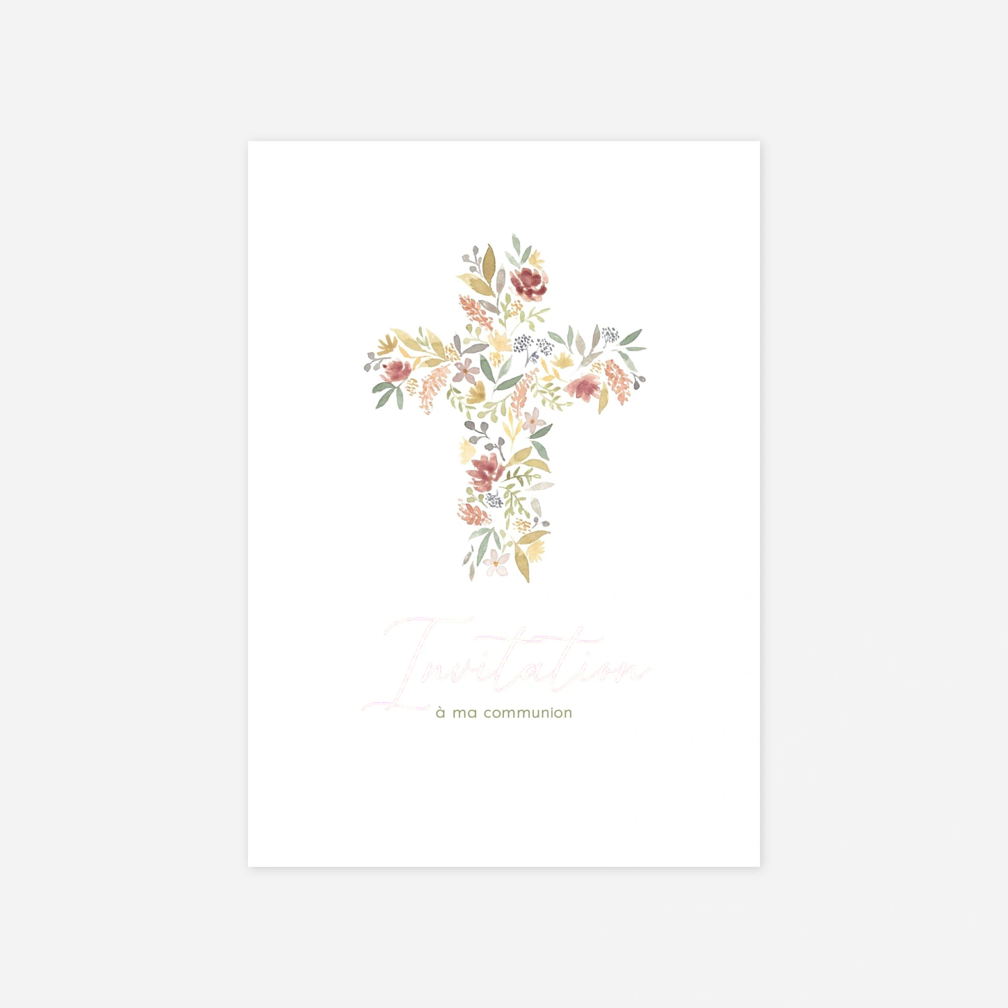 Invitation communion Douce croix