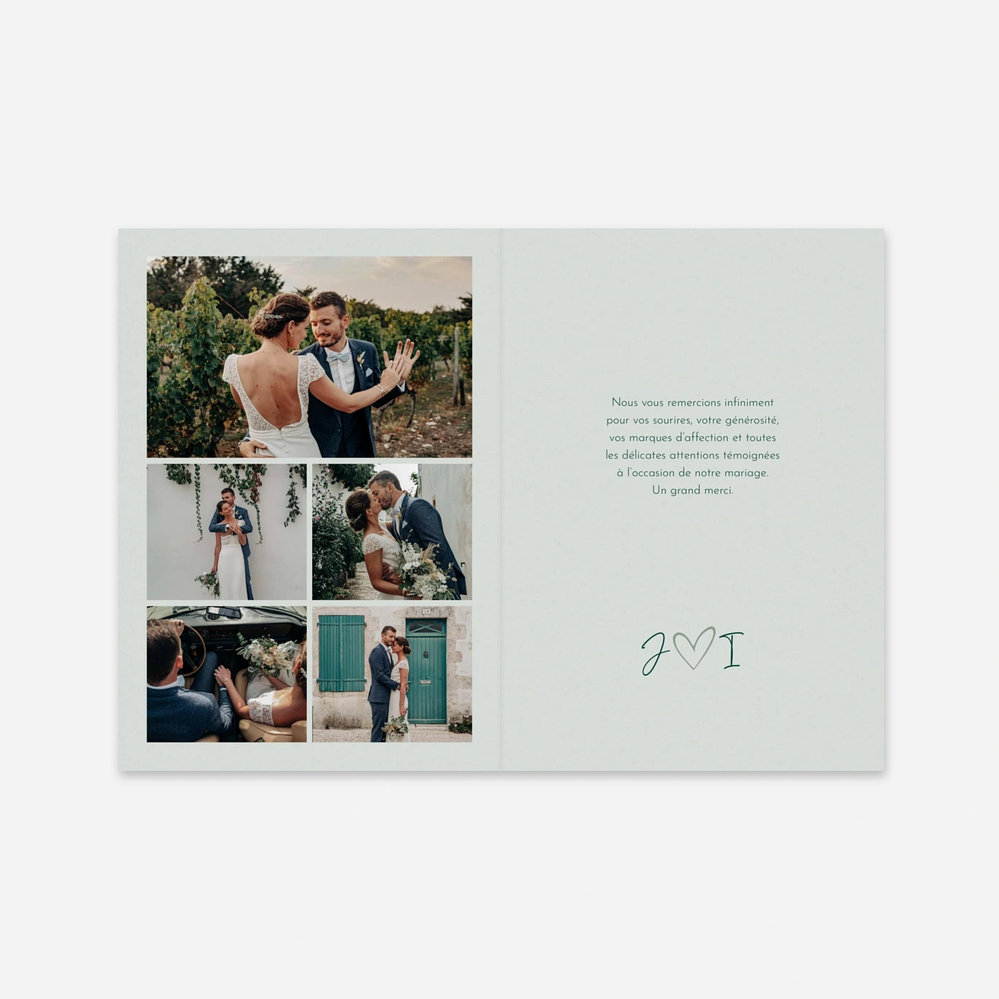 Carte de remerciements Ce qui nous lie
