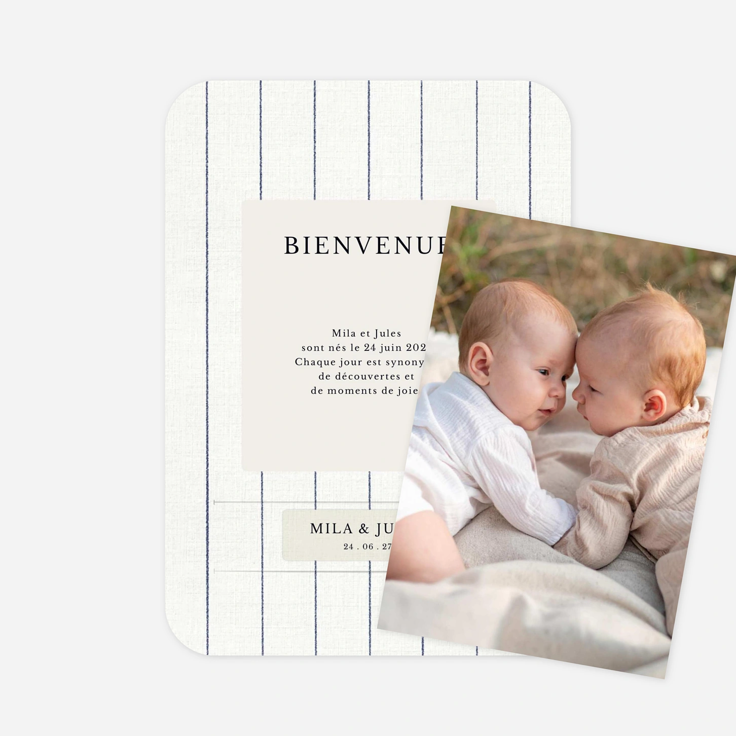 Faire-part naissance Douces histoires