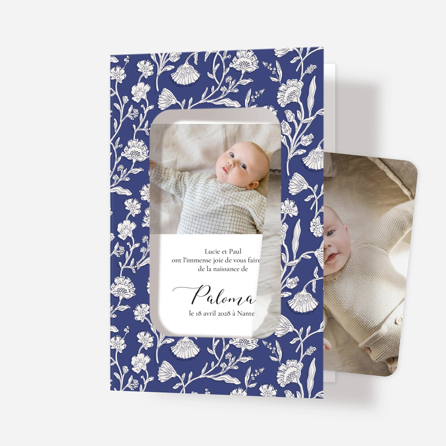 Faire-part naissance Douces indiennes
