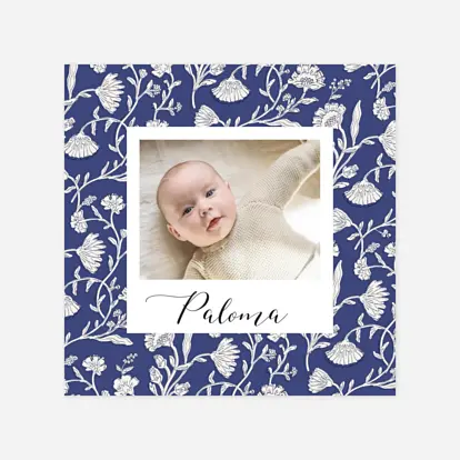 Faire-part de naissance Douces indiennes