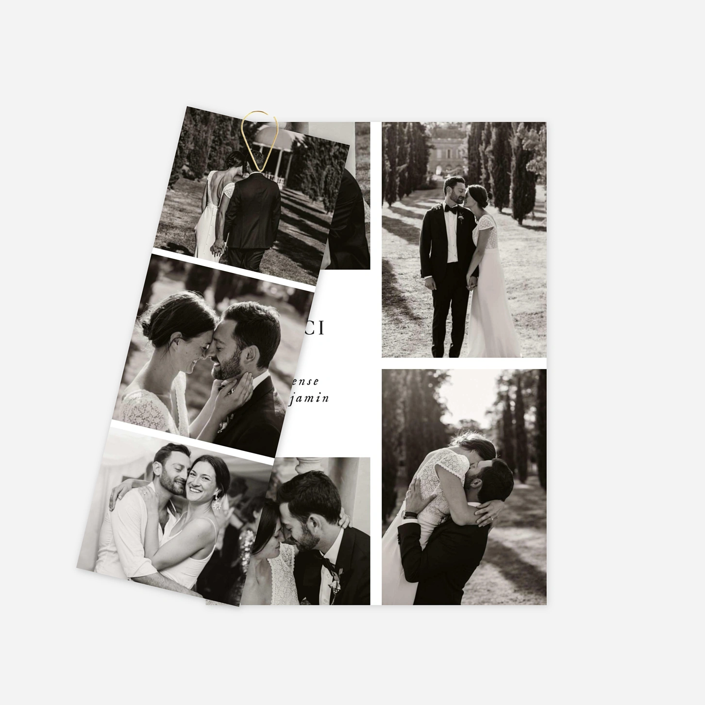 Carte de remerciements Doux instants