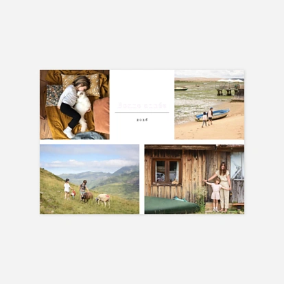 Carte de voeux Doux instants