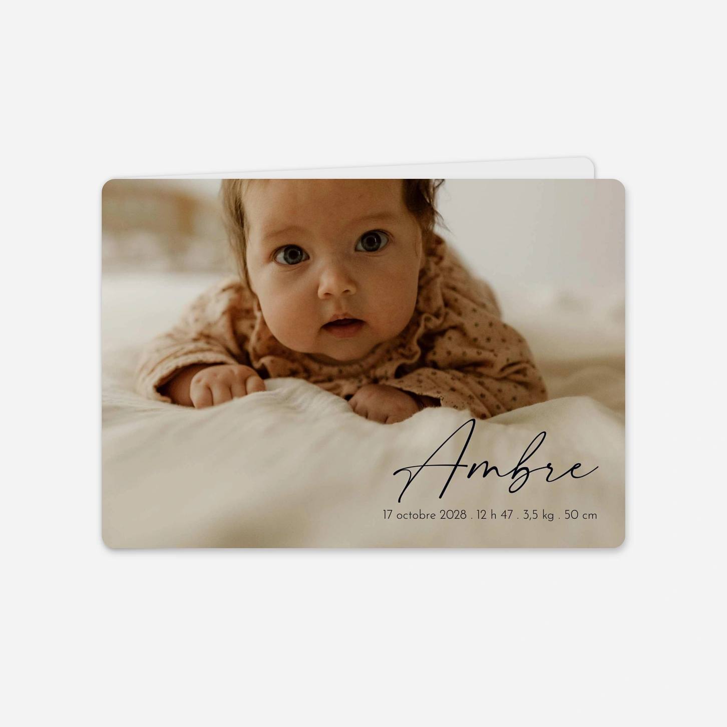 Faire-part naissance Précieux