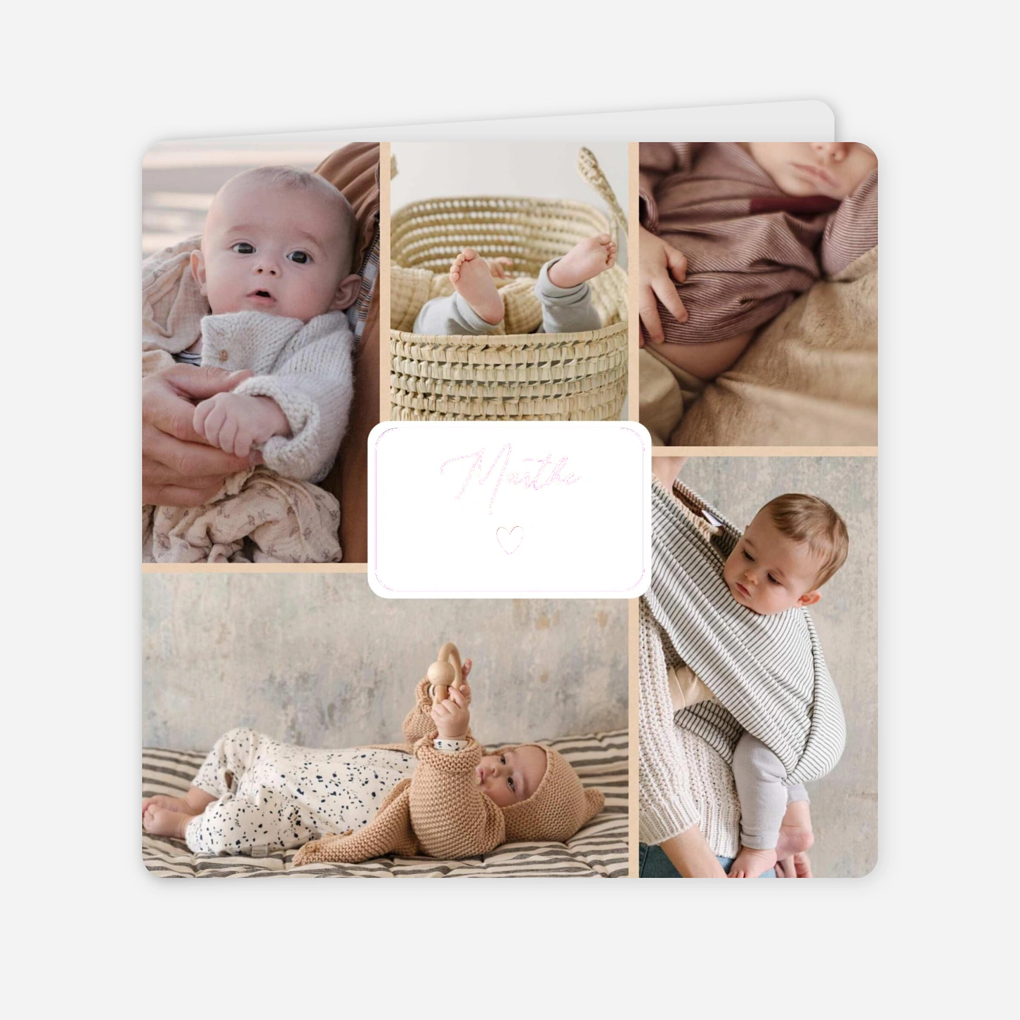 Faire-part naissance Meilleurs souvenirs