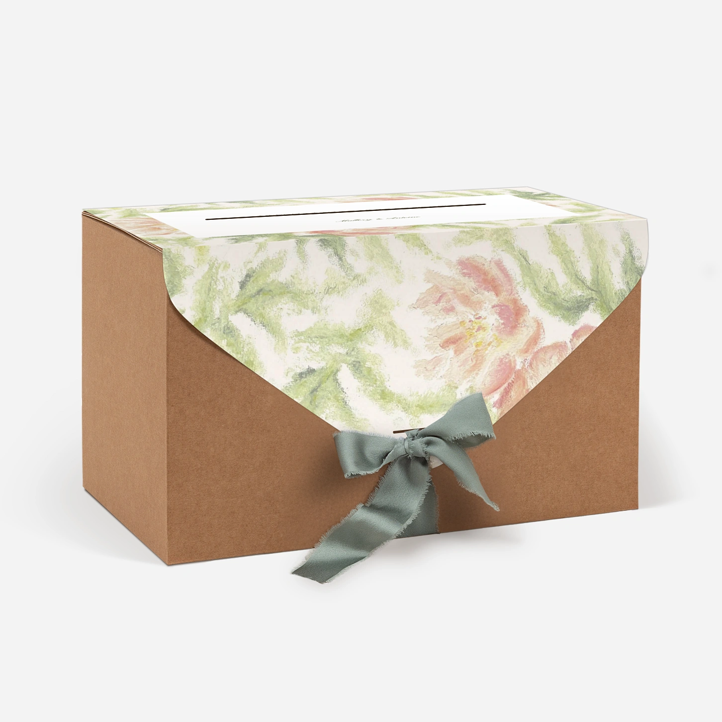 Urne Mariage Douceur florale