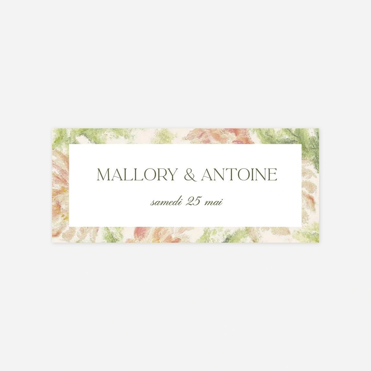 Stickers mariage Douceur florale