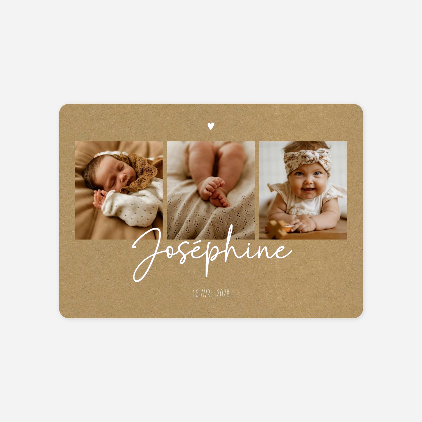 Faire-part naissance Douce Vie