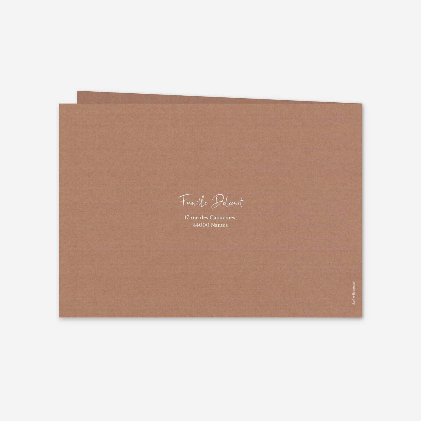 Faire-part naissance Doux baiser