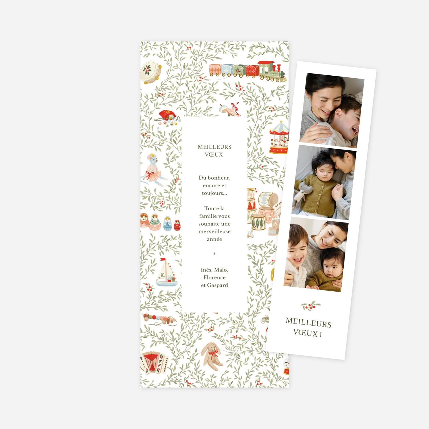 Carte de voeux En attendant Noël