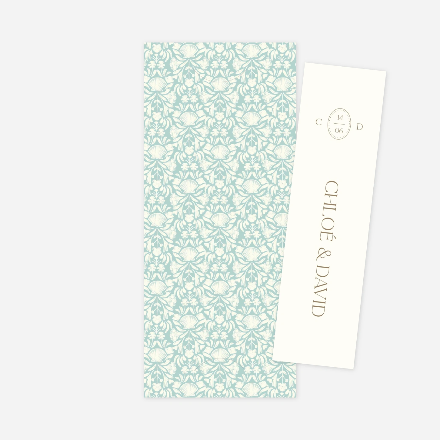 Faire-part mariage Élégant coquillage