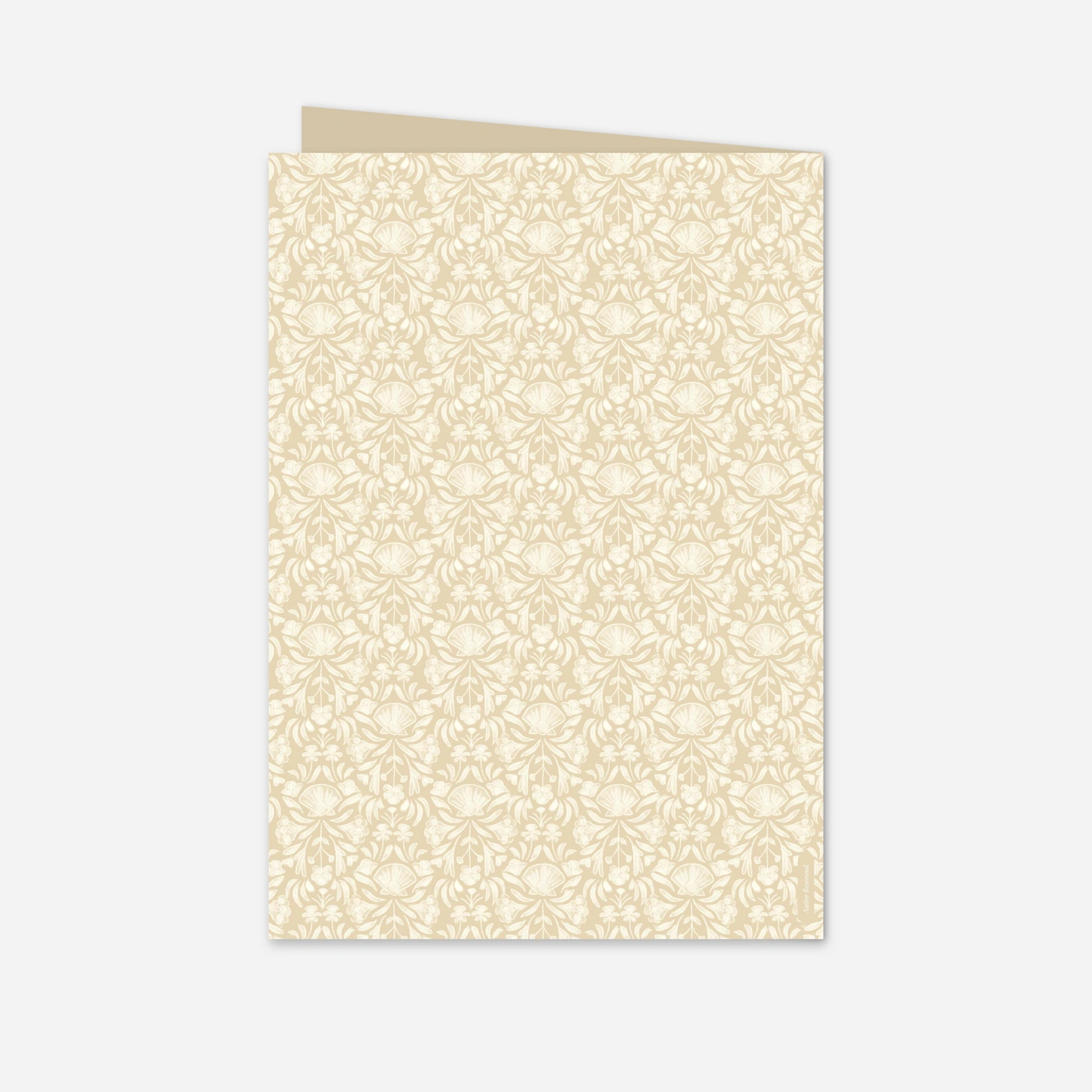 Livret de messe baptême Élégant coquillage