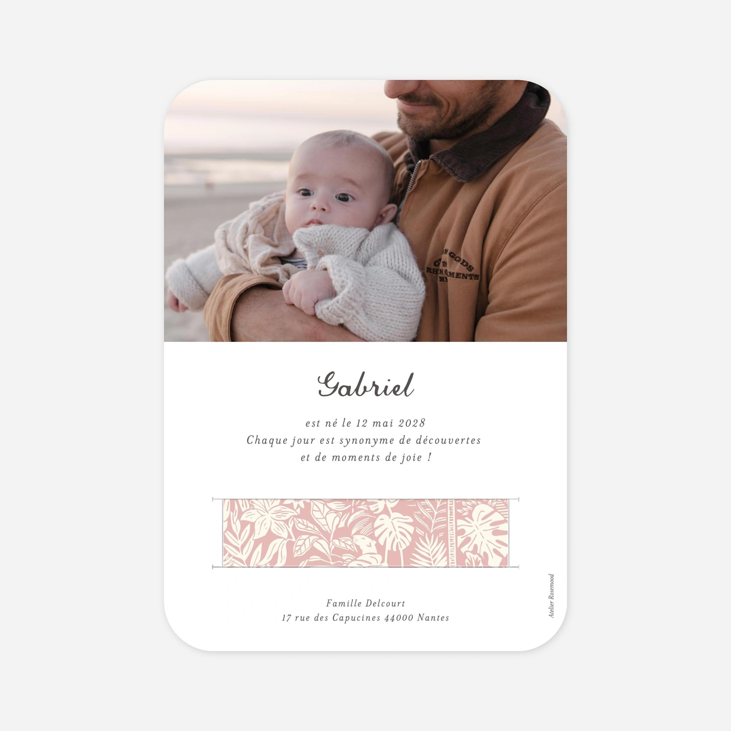 Faire-part naissance Eden