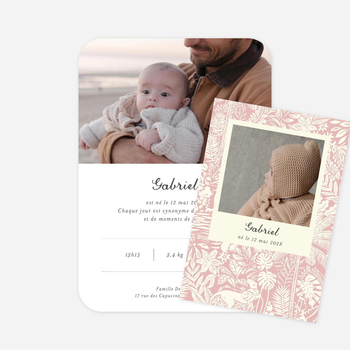 Faire-part naissance Eden