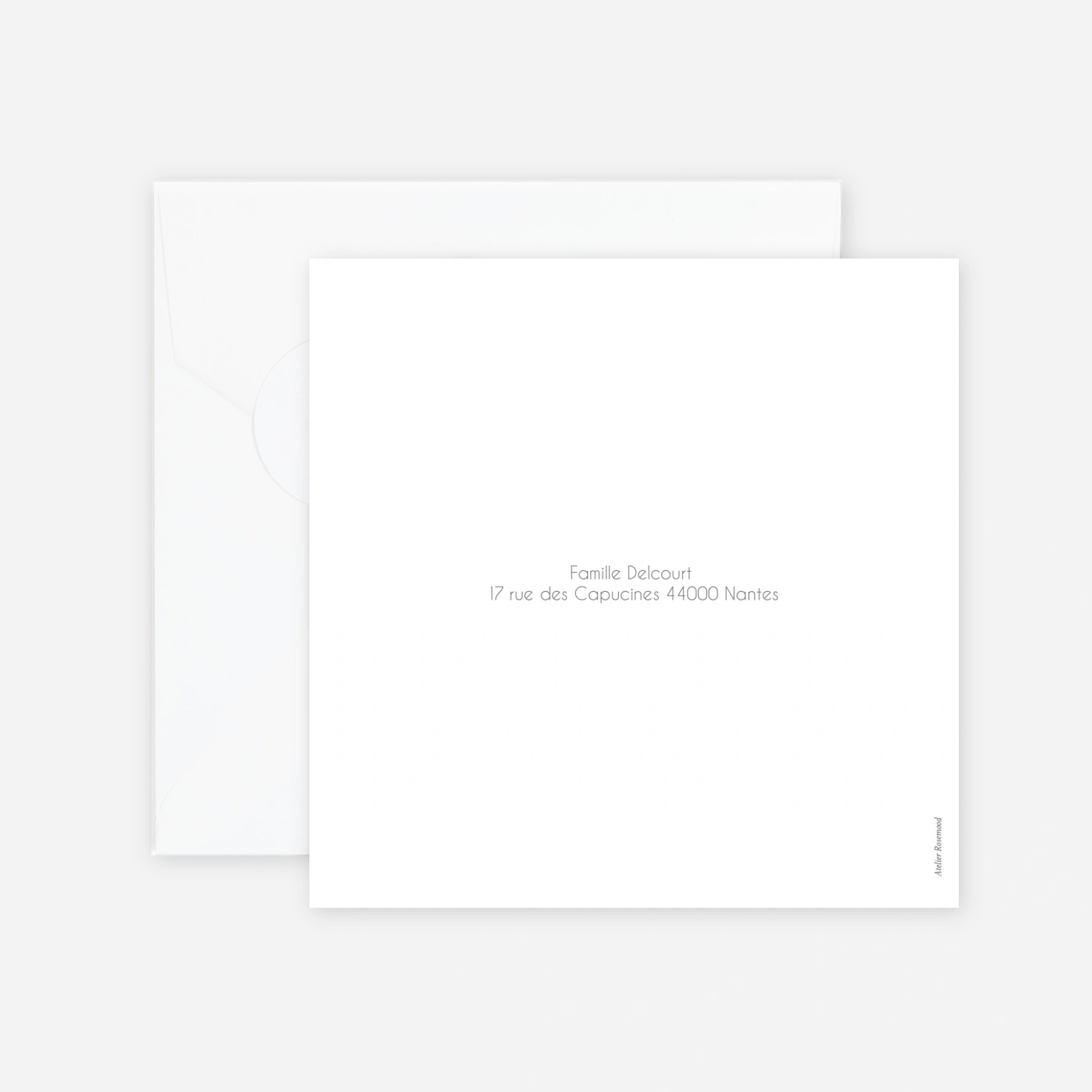 Invitation Confirmation Douce joie
