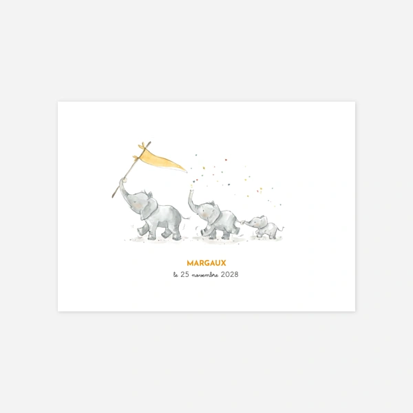 Éléphants en famille