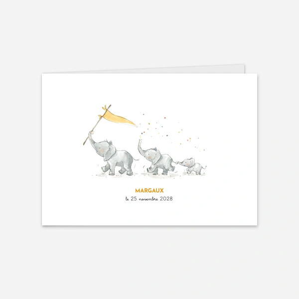 Éléphants en famille