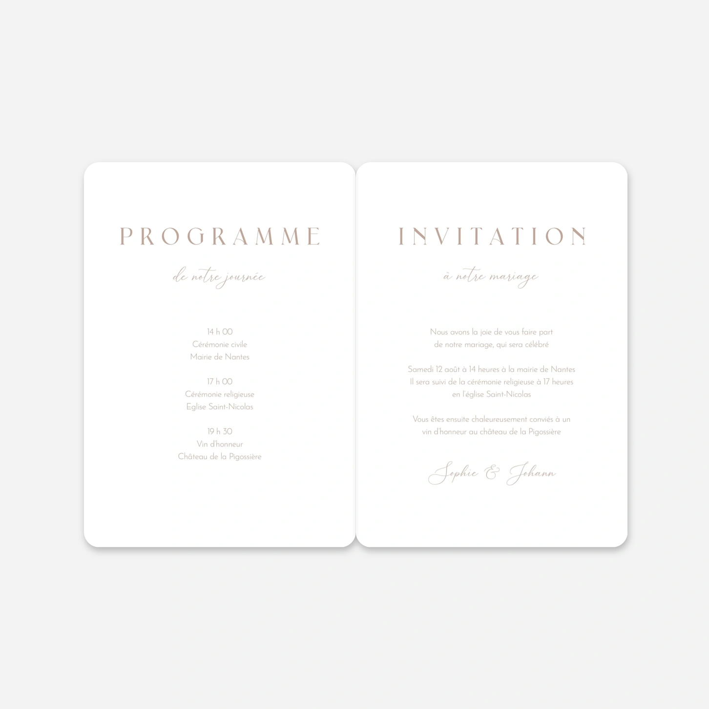 Faire-part mariage Enfin Nous