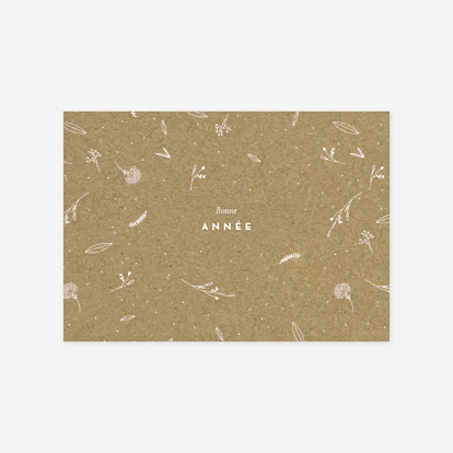 Carte de voeux Elegants feuillages