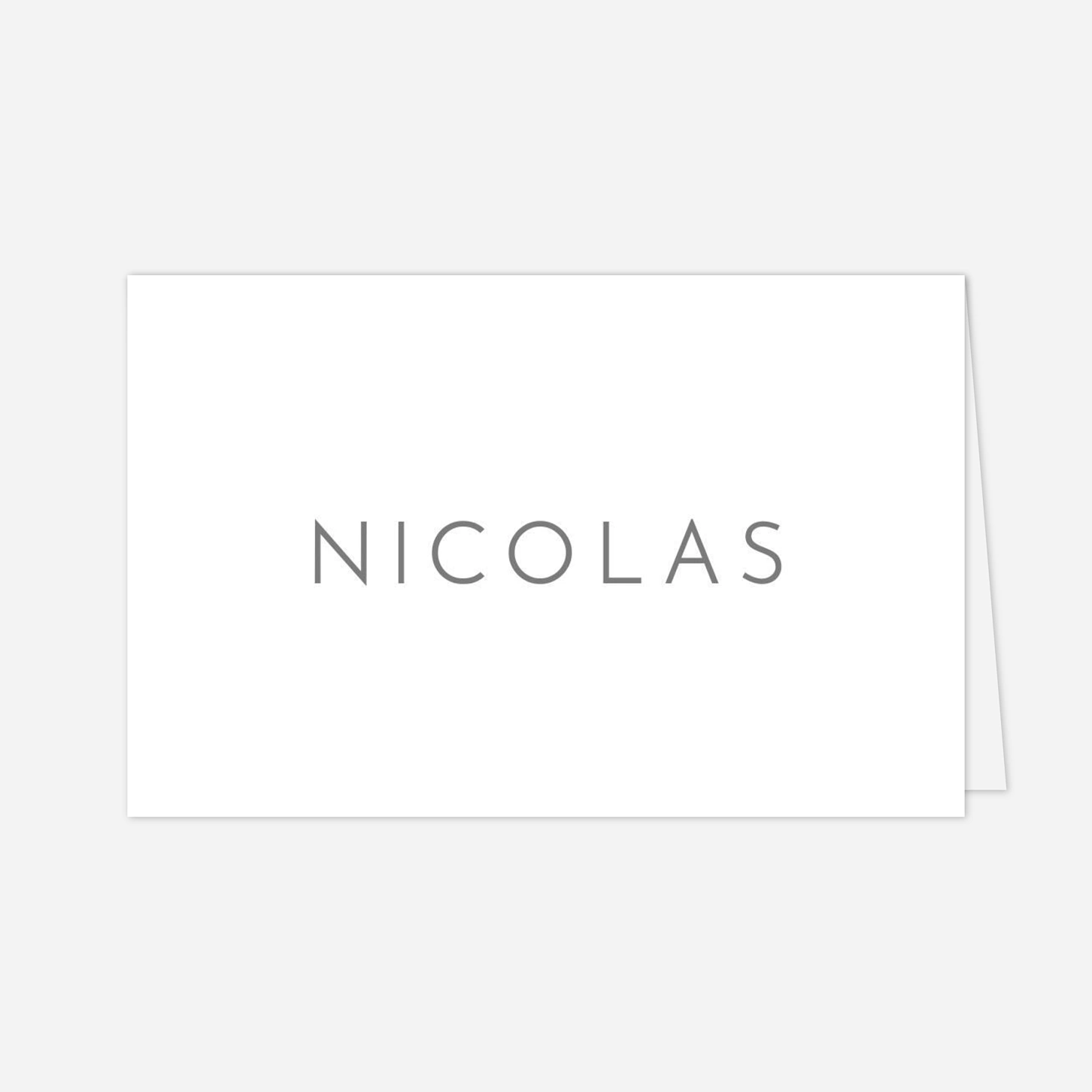 Marque-place mariage Élégant photo portrait