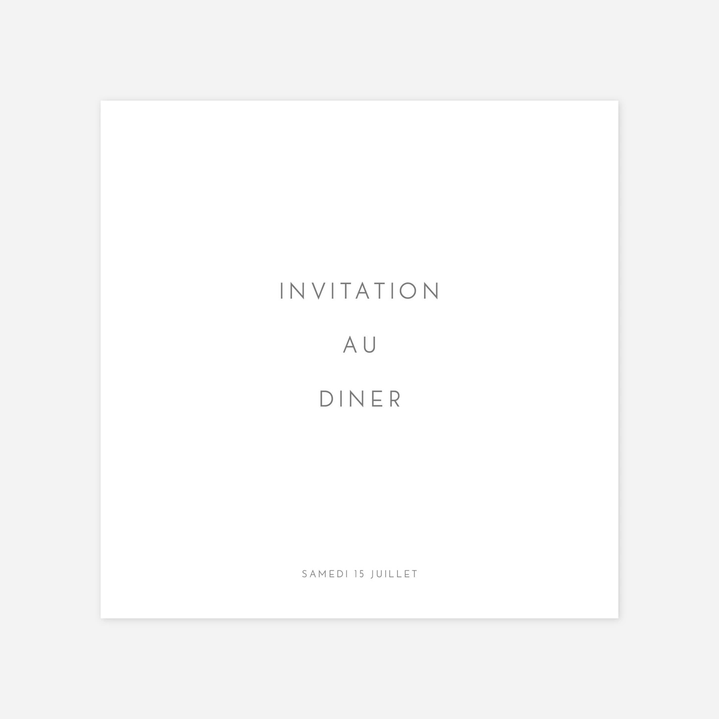 Carton d'invitation Élégant photo portrait