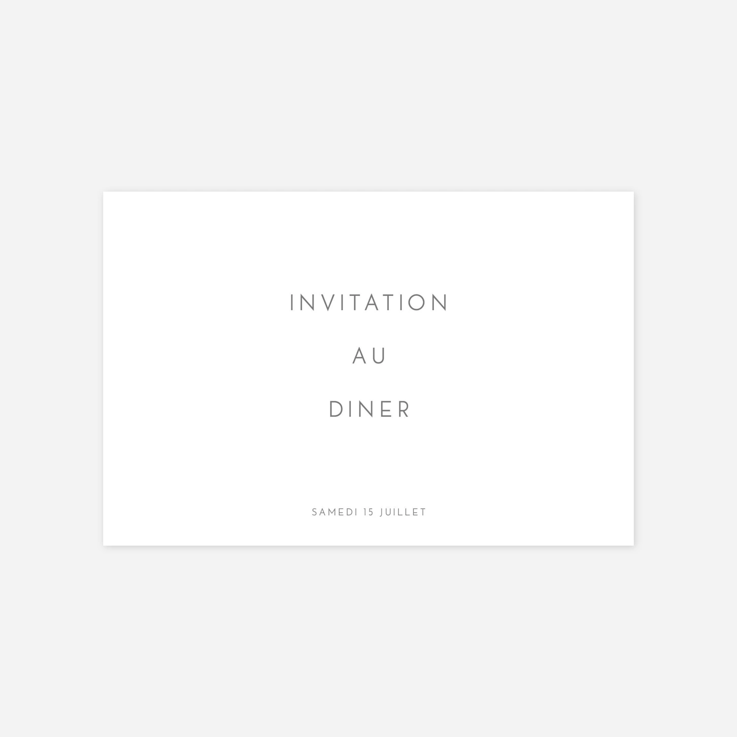 Carton d'invitation Élégant photo portrait