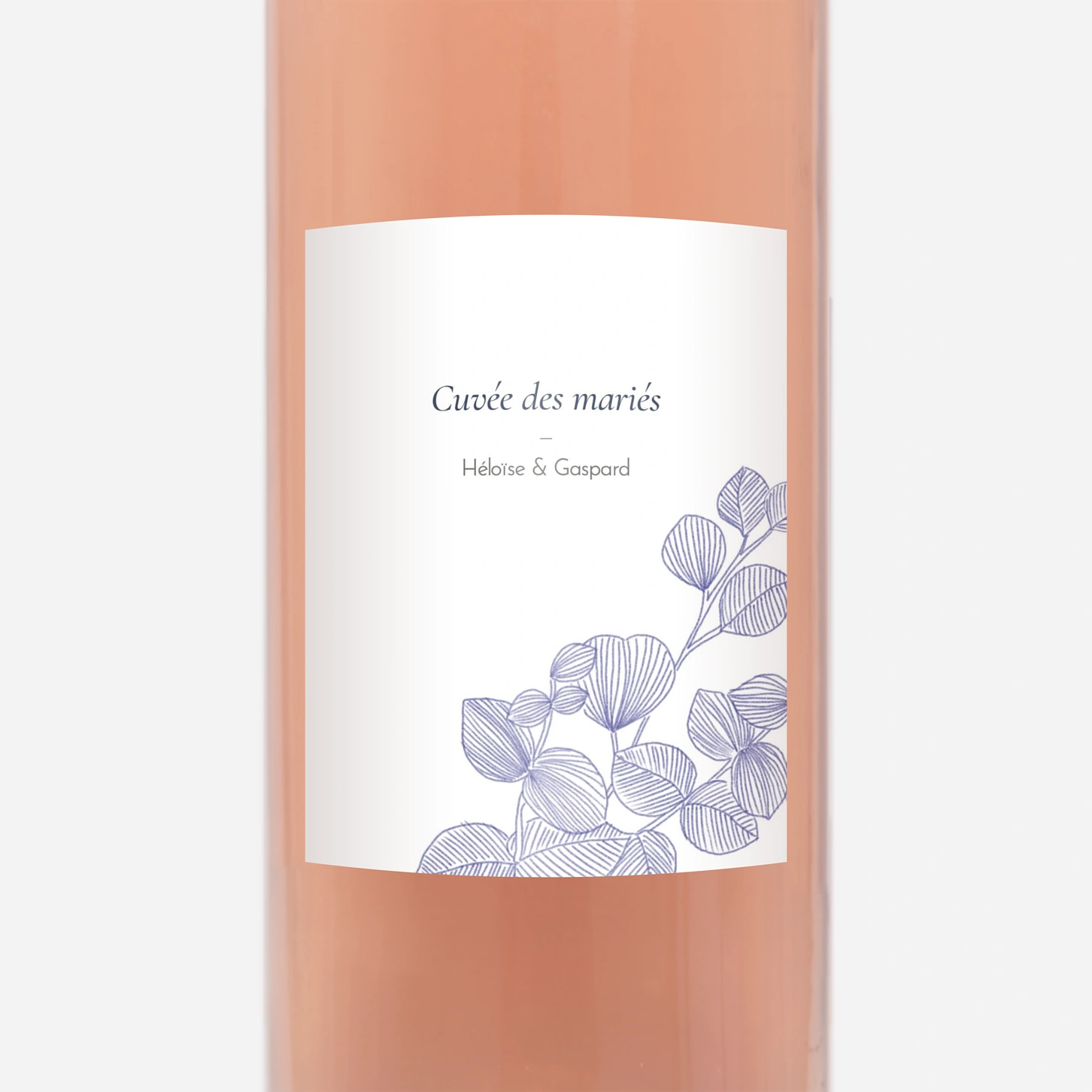 Étiquette bouteille Envolée d'eucalyptus