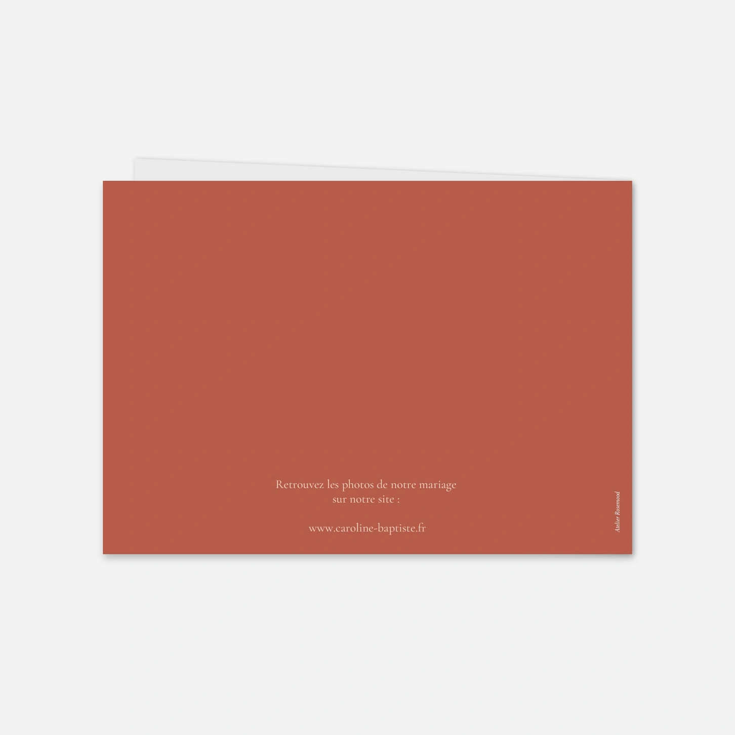 Carte de remerciements En harmonie