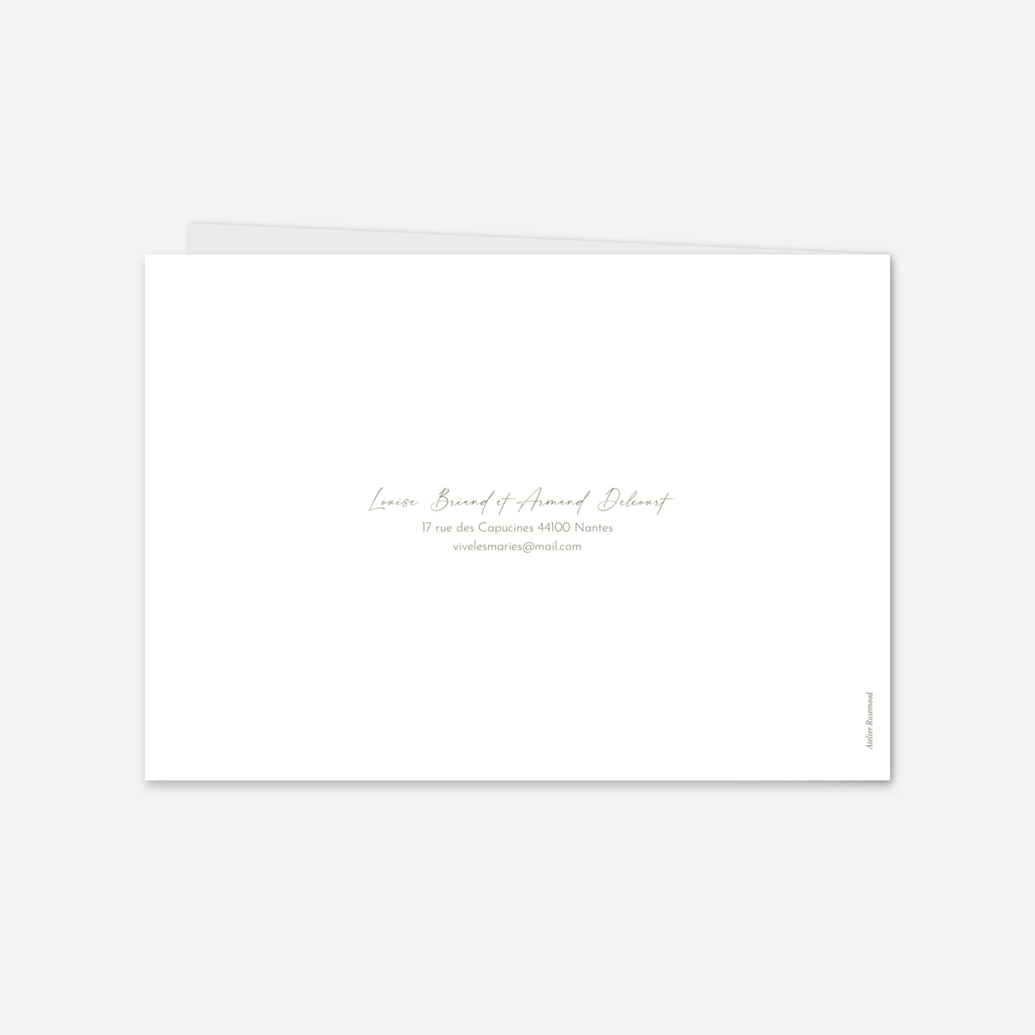 Faire-part mariage Esquisse