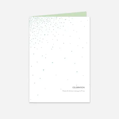 Livret de messe mariage Étincelles