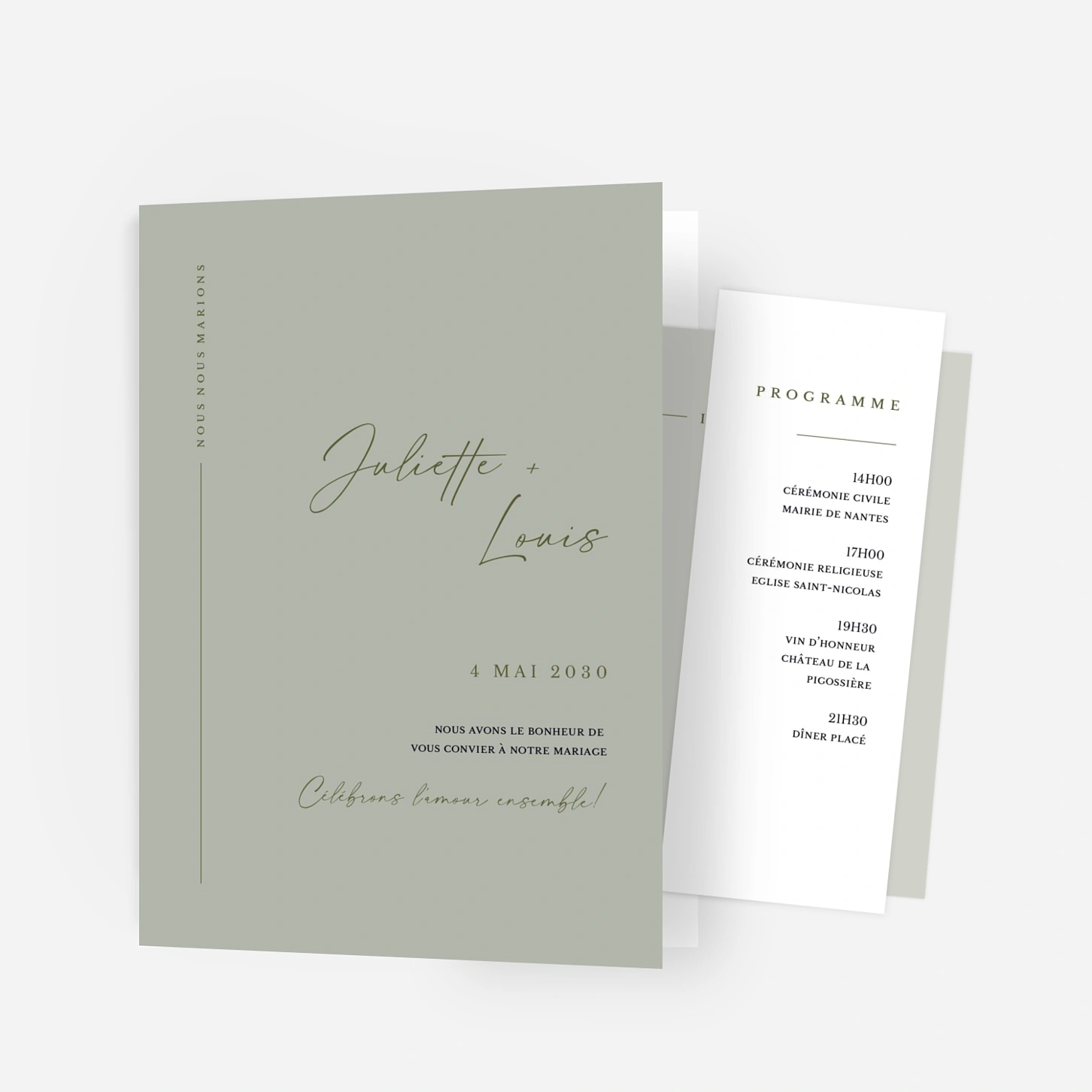 Faire-part mariage Éternelle Élégance