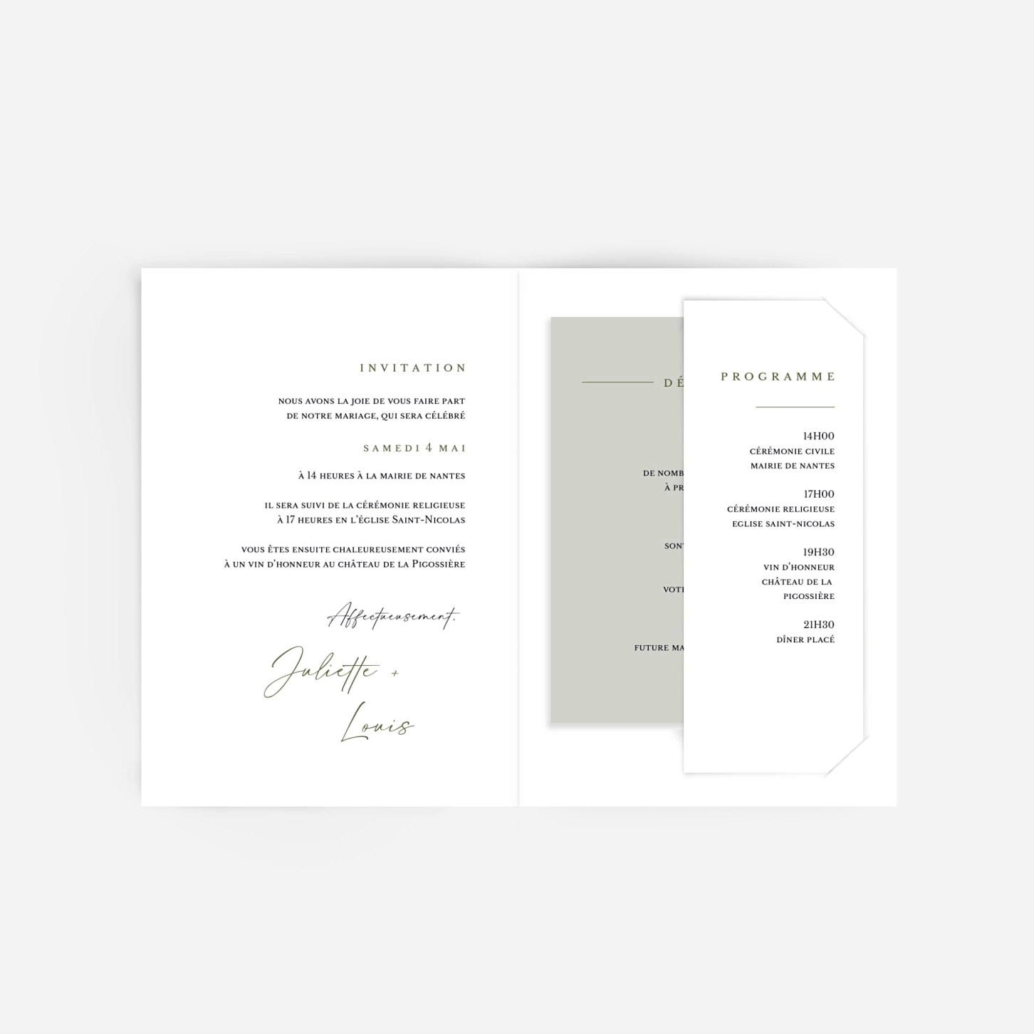 Faire-part mariage Éternelle Élégance