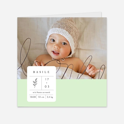 Étiquette illustrée