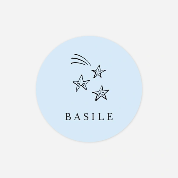 Étiquette illustrée
