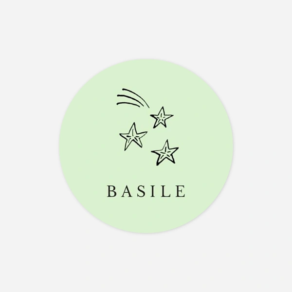 Étiquette illustrée