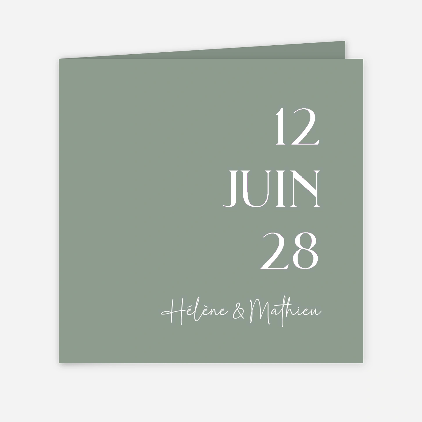 Faire-part mariage En toute simplicité