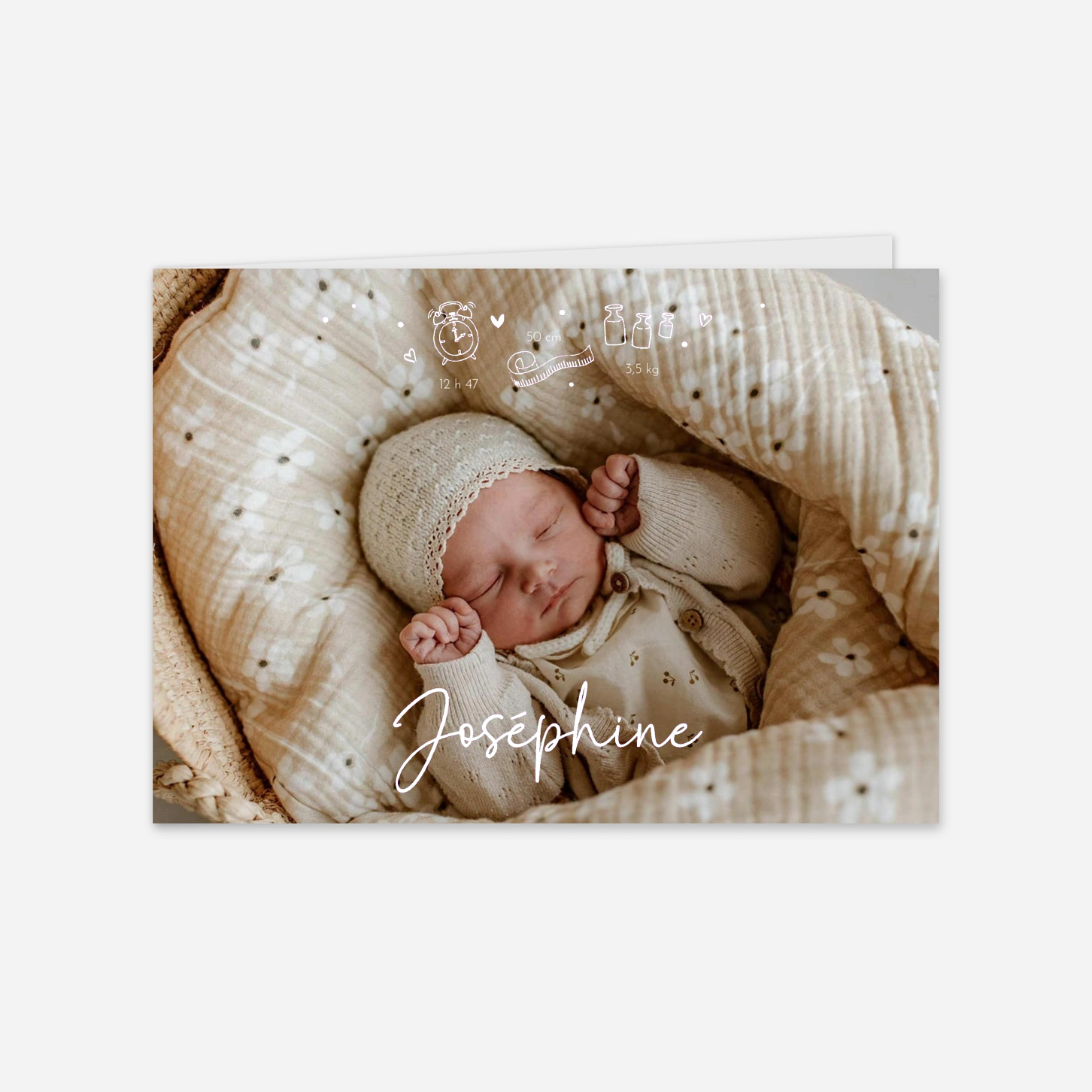 Faire-part naissance Et voilà