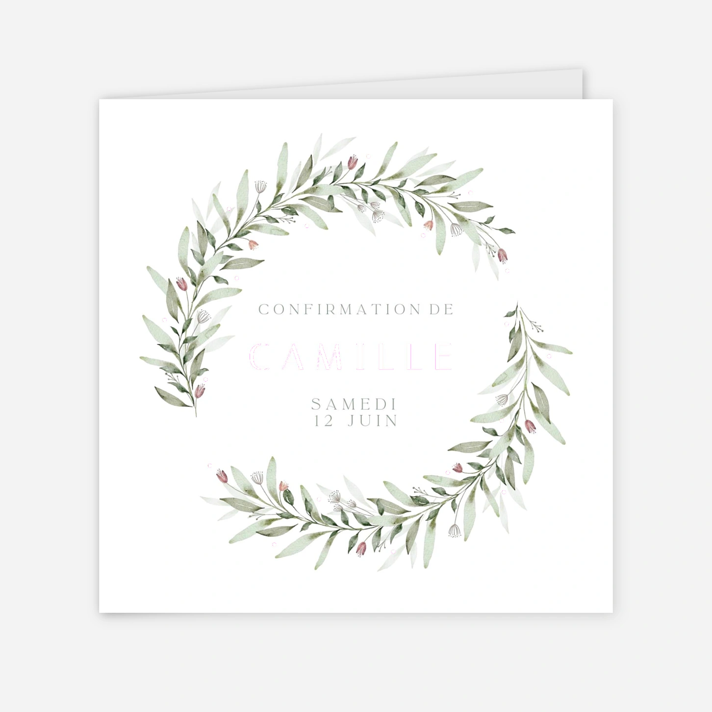 Invitation Confirmation Petits rameaux