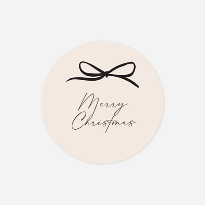 Étiquette cadeau Noël Festivités