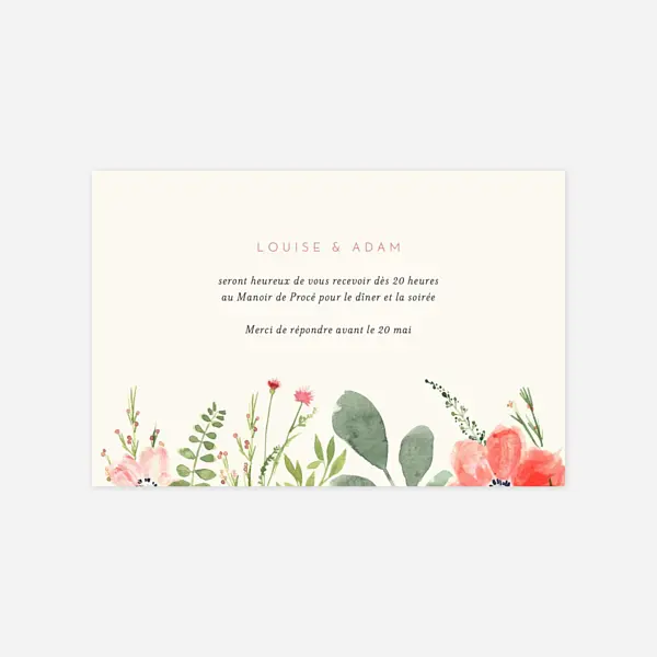 Fleurs aquarelle