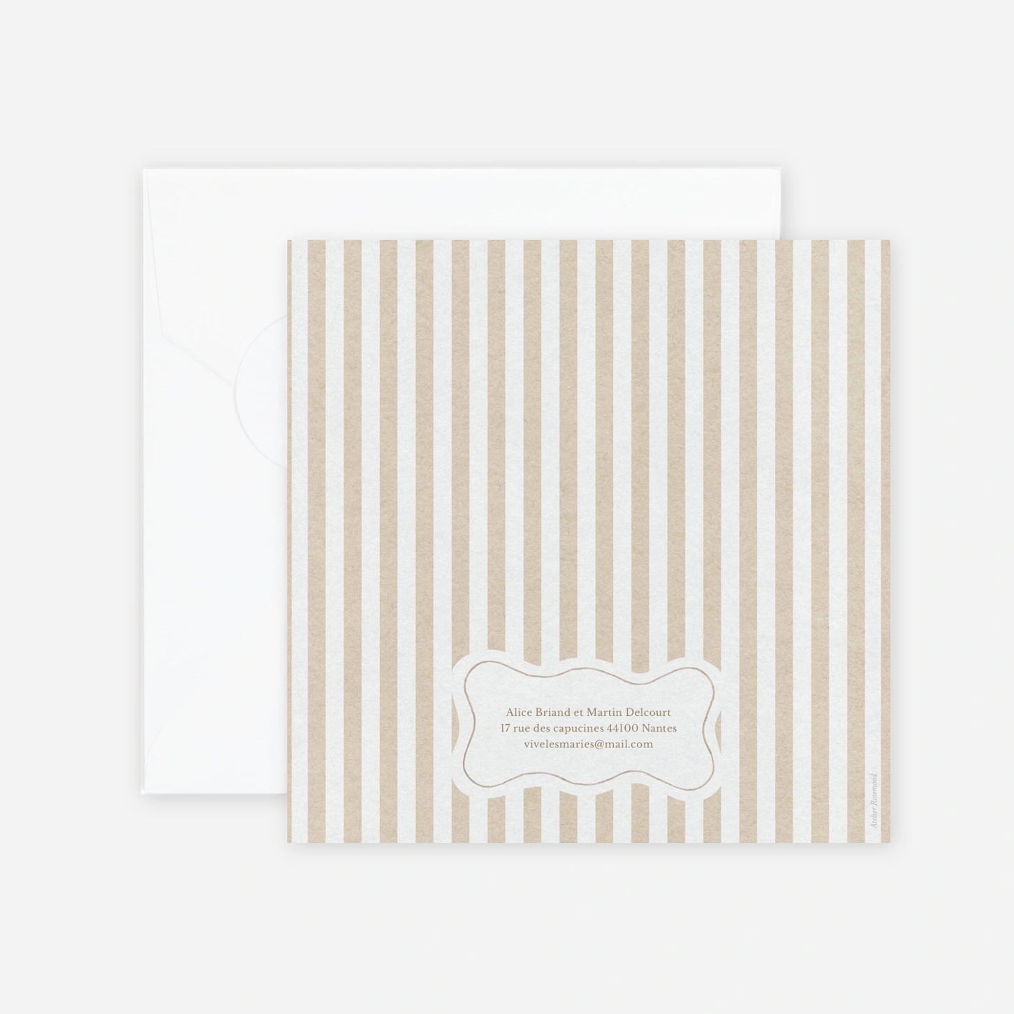 Faire-part mariage Fleur de coton