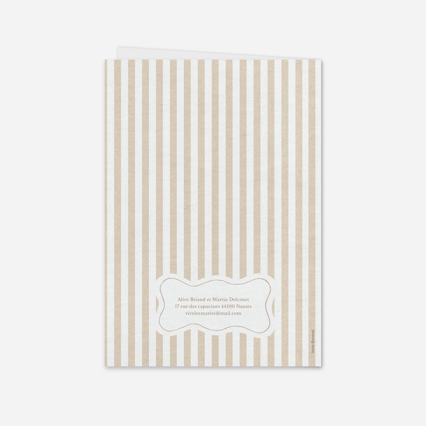 Faire-part mariage Fleur de coton