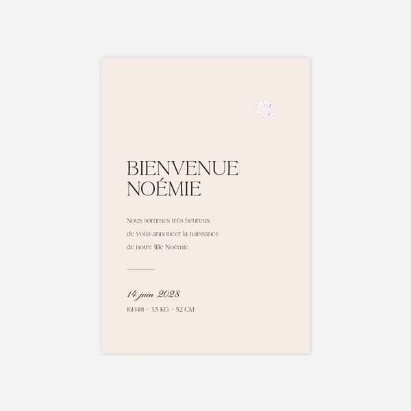 Fleur minimale