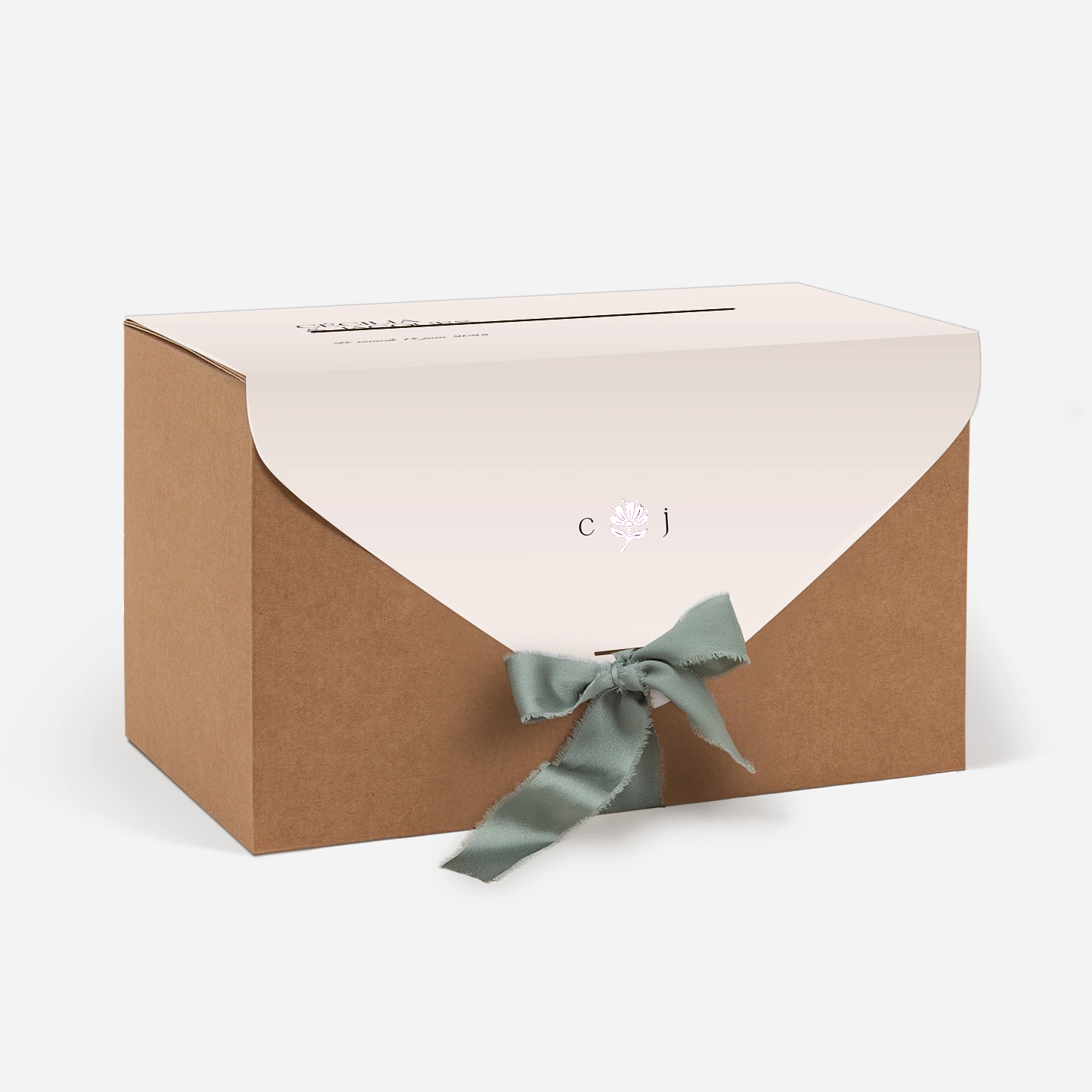 Urne Mariage Fleur minimale