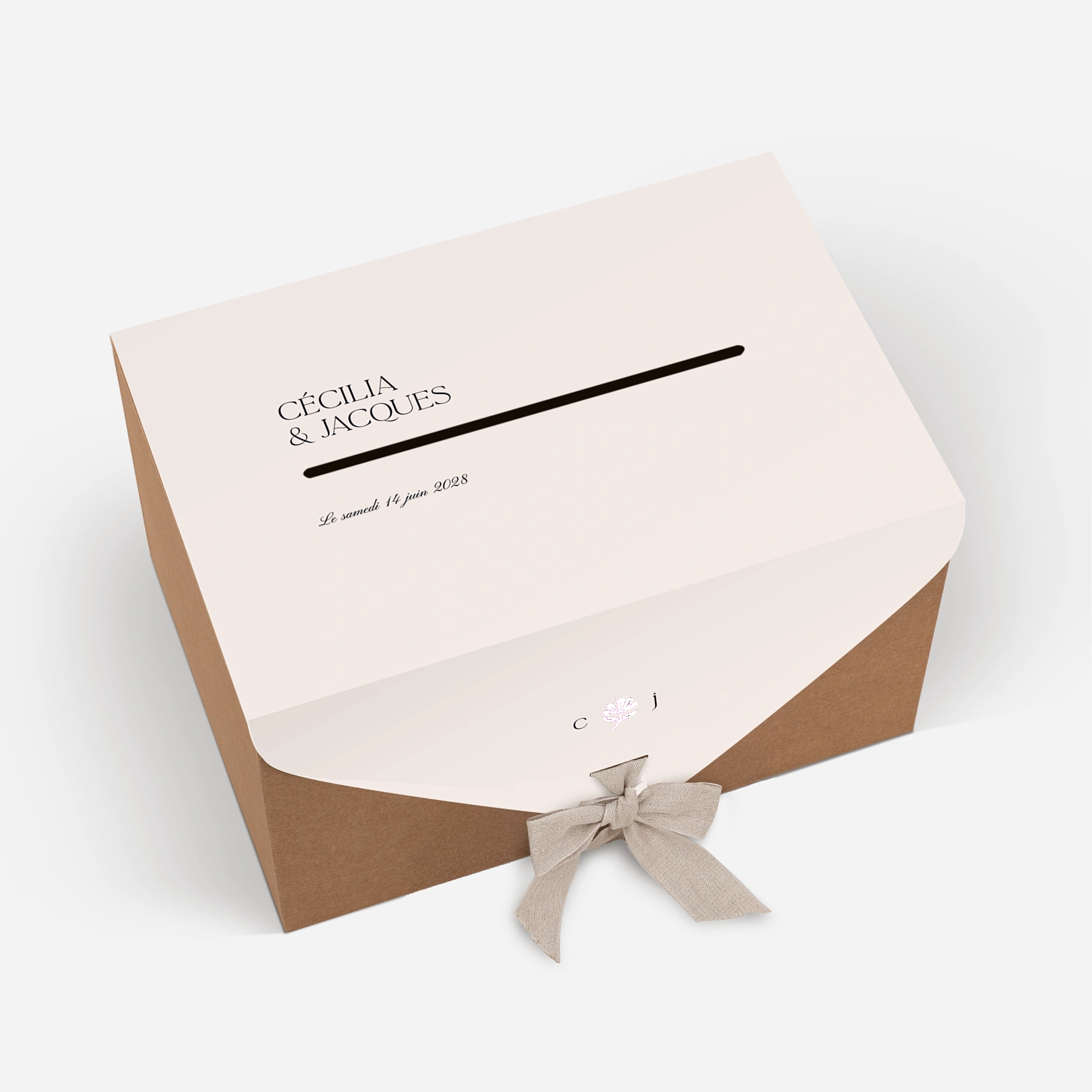 Urne Mariage Fleur minimale